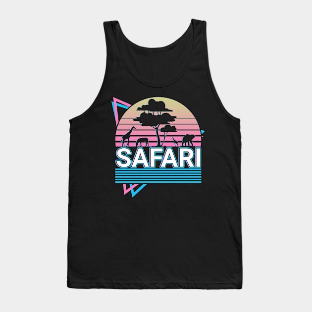 Safari Retro Gift Tank Top by Alex21